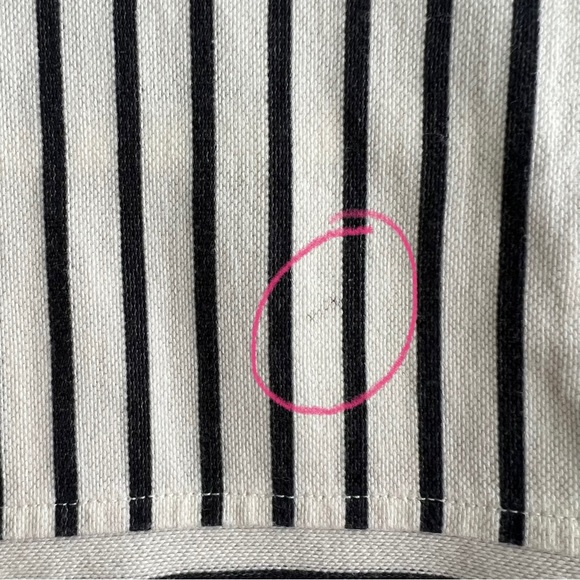 Madewell Striped Lace-Up Top Size X-Small - Picture 15 of 16